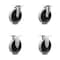 Service Caster 5 Inch Thermoplastic Wheel Top Plate Caster Swivel 2 Rigid, 2PK SCC-05S510-TPRS-2-R-2 - alternate 1